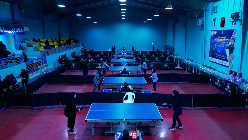 پایان رقابتهای تنیس روی میز بانوان وزارت نیرو در کرمان