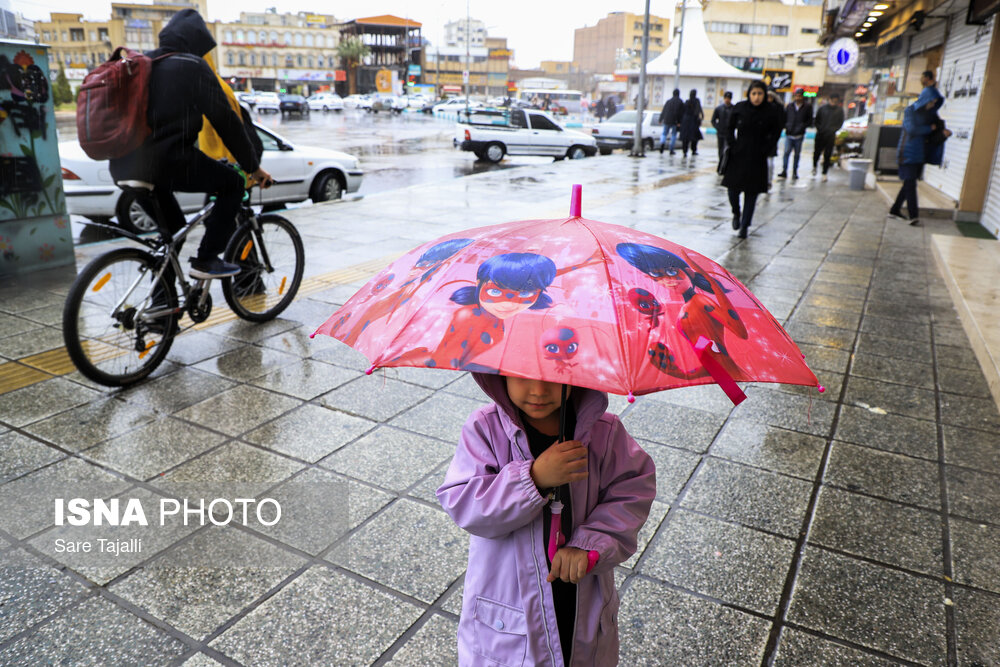 بارش باران و آبگرفتگی معابر – کرمان