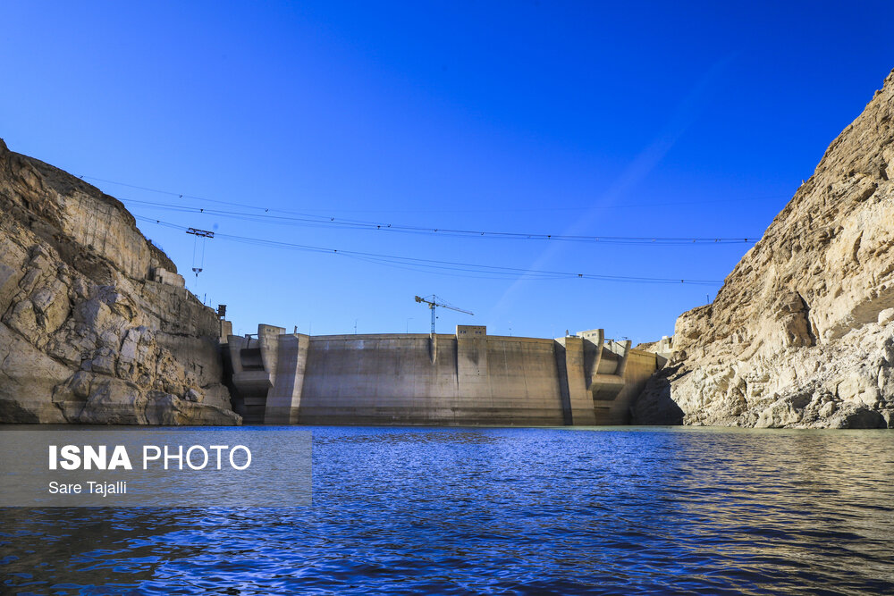 آبگیری سد جیرفت پس از بارش‌های اخیر